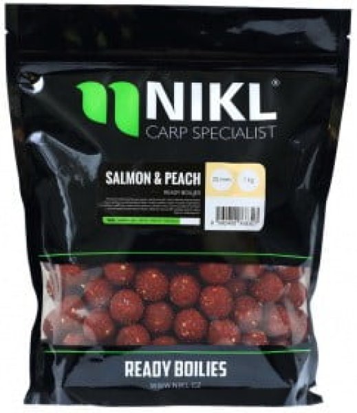 Nikl Boilies Salmon & Peach 15mm 1kg