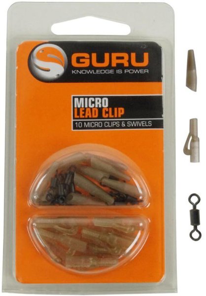 Guru Micro Lead Clip Swivels & Tail Rubbers