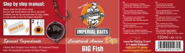 Imperial Baits Dip Carptrack Amino Big Fish 150ml