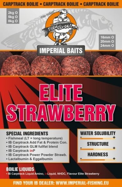 Imperial Baits Boilies Elite Strawberry 16mm 2kg