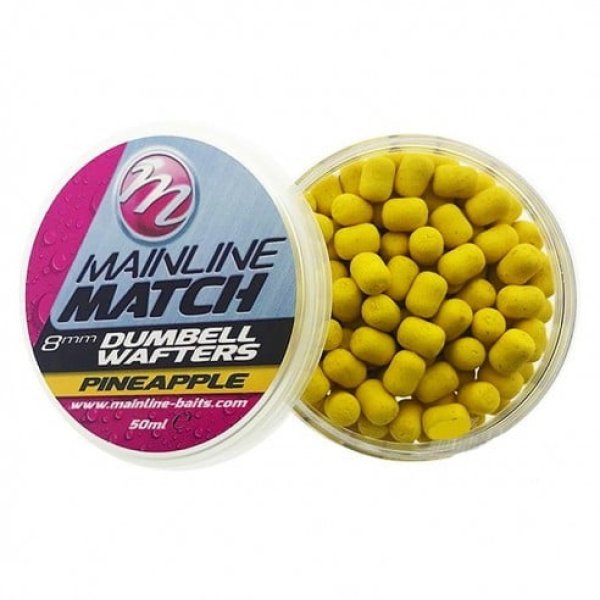 Mainline Match Dumbell Wafters 6mm Yellow -  Pineapple