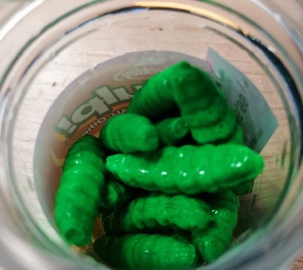 Berkley Gulp! Honey worm 3,3cm Sring Green