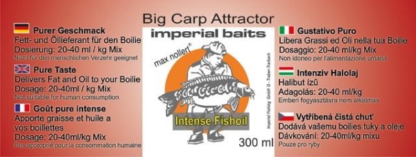 Imperial Baits Carptrack Intense Fish Oil 300ml