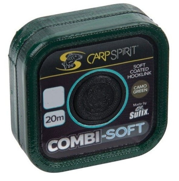 Carp Spirit Šnúrka Combi-Soft 20m 25lb Camo Green