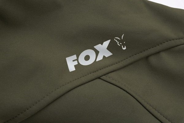 Fox Collection Green Silver  Shell Hoodie LARGE