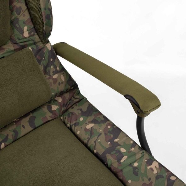 Trakker Levelite Camo Longback Chair Komfortné Kreslo